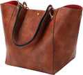 Large Work Tote Bag for Women in Soft Vegan Leather - Roomy Everyday