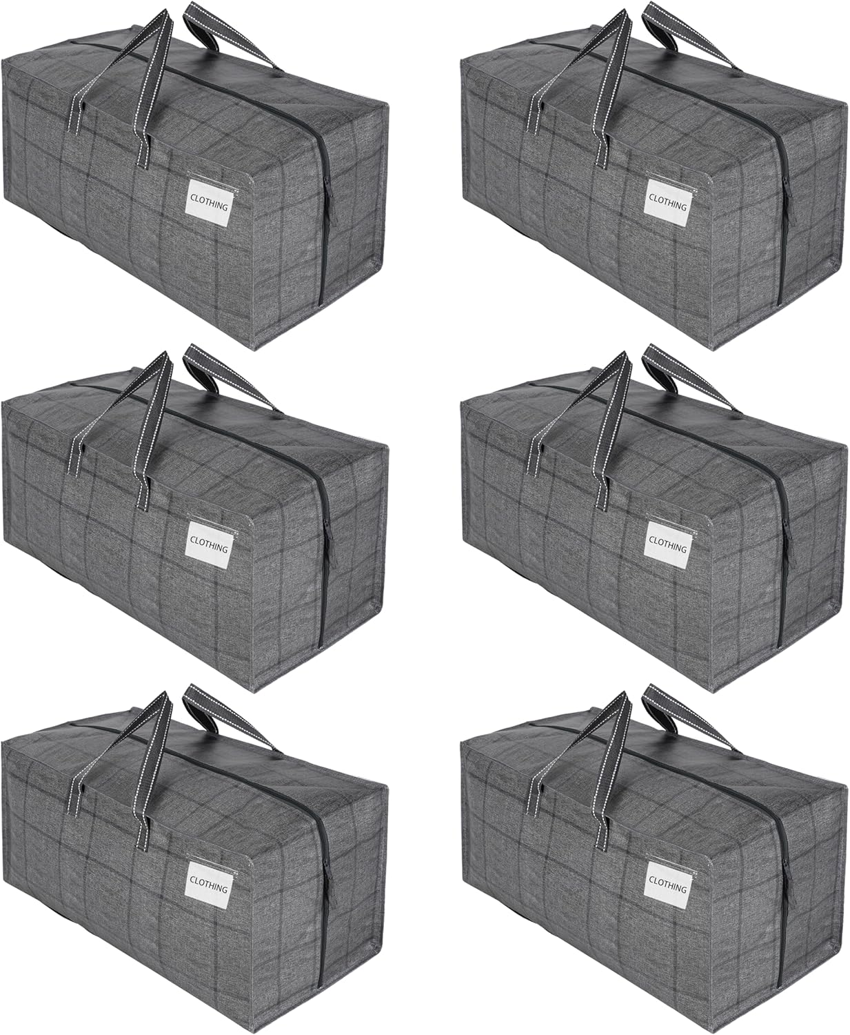 VENO 6 Pack Heavy Duty Moving Bags for Hassle-Free Moves