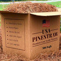 Pine Straw Mulch - Natural Pine Needle Mulch for 300 Sqft