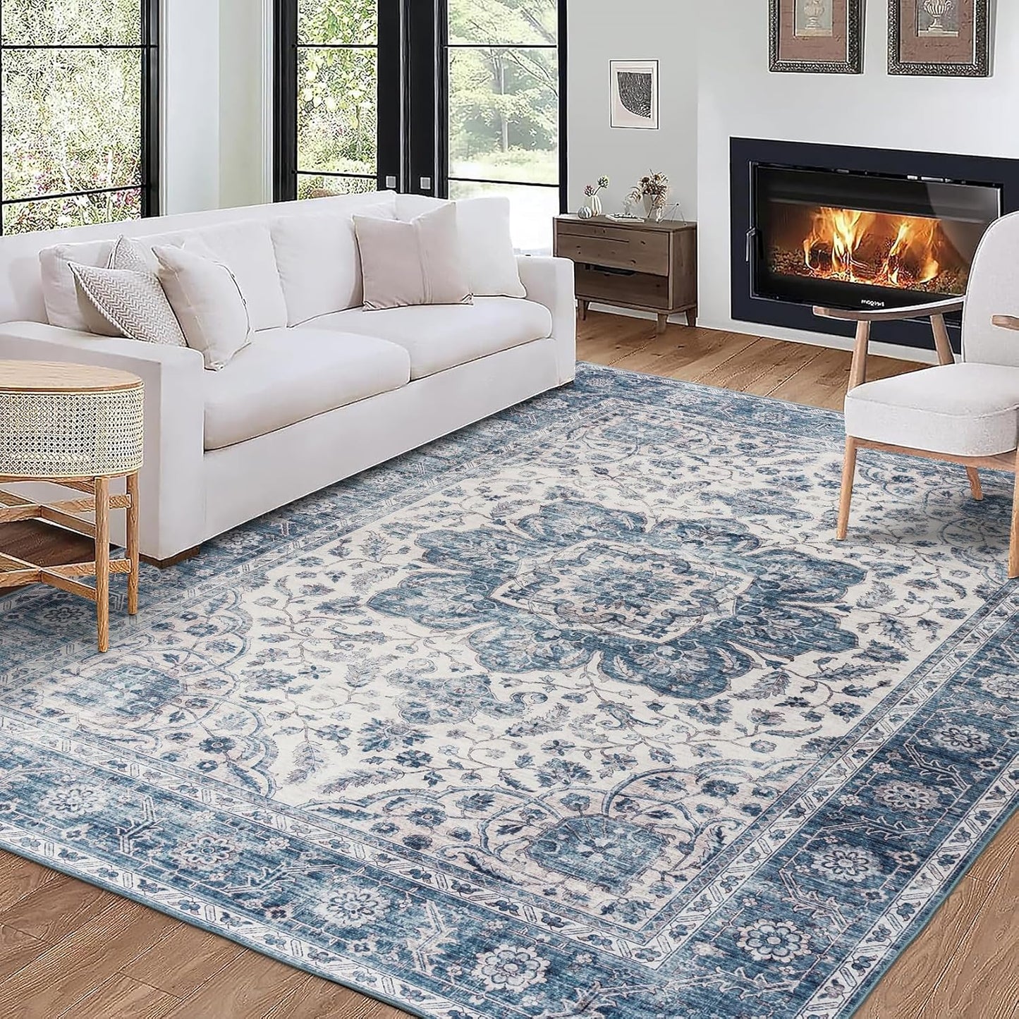 ReaLife Rugs Machine Washable Area Rug for Every Room