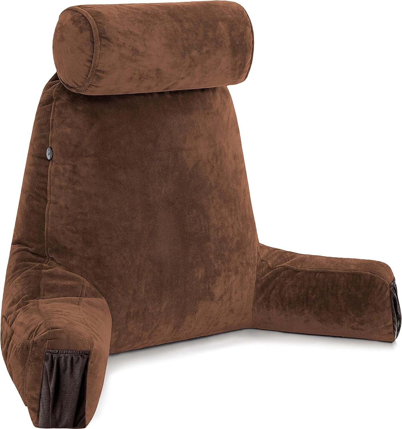 Husband Pillow Medium Chocolate - Ultimate Backrest for Comfort