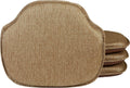 Klear Vu Gripper Omega Chair Cushions 16x15 in Gold - Non-Slip Pack
