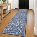 KILOCOCO Hallway Runner 2x8 Rug for Vintage Floral Style