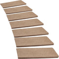 Bullnose Carpet Stair Treads Set 14 Pieces - Tape Free Non-Slip