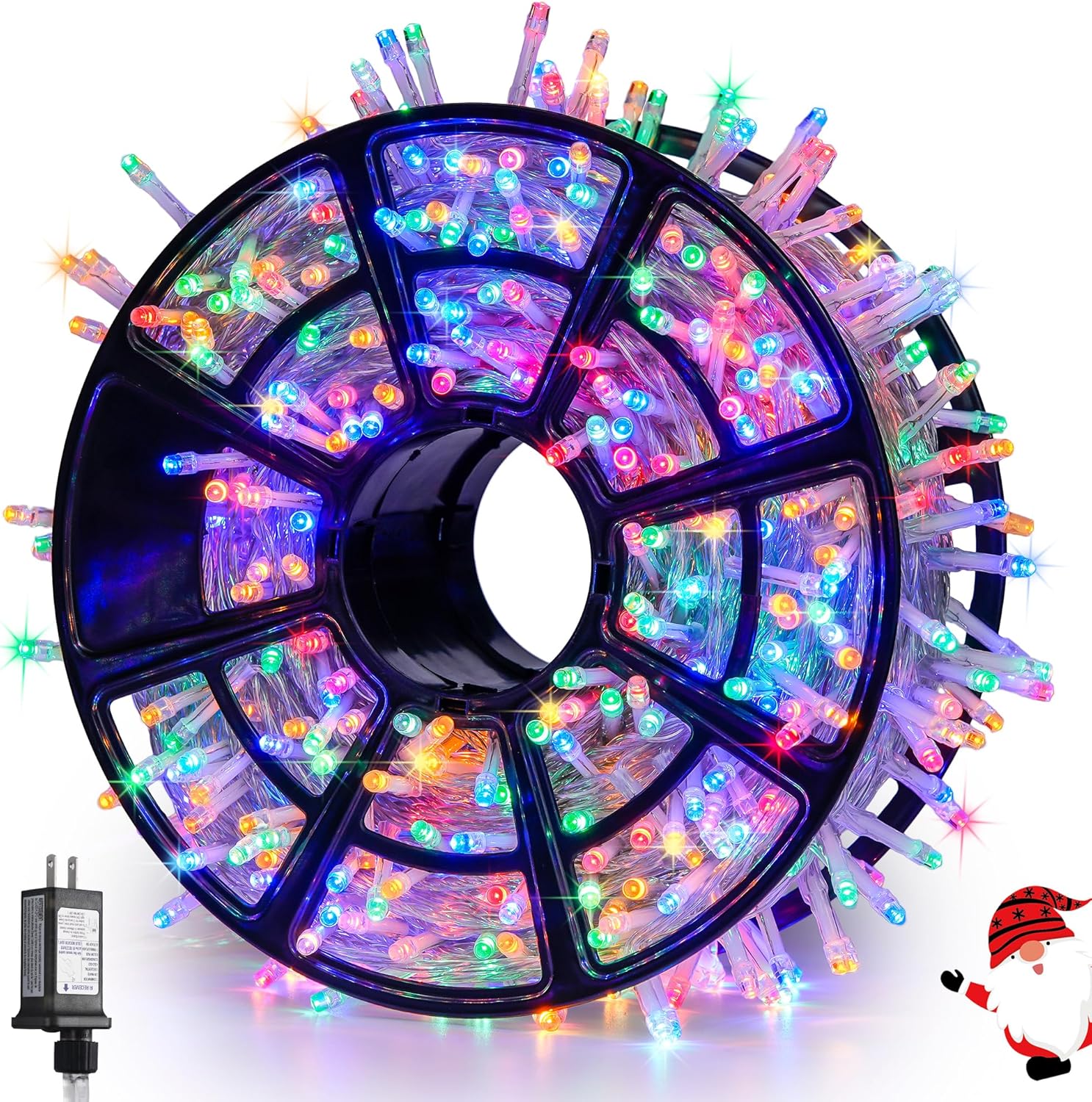 168FT 600 LED Christmas Decor Lights for Indoor and Outdoor Use
