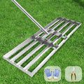 Lawn Leveling Rake 35x10 in - Professional-Grade Lawn Leveler