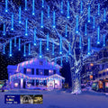Blue Christmas Icicle Lights Outdoor for Stunning Holiday Decor