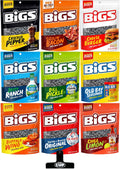 Bigs Flavored Sunflower Seed Variety 5.35oz Bags Pack of 9 - Snack