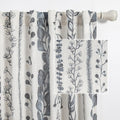 MEETSKY Curtains 63 in Boho Linen Style Semi-Sheer Panels - Light