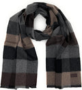 Hickey Freeman Patterned 100% Italian Cashmere Scarf for Men