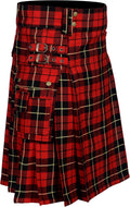 Tartan Utility Kilts for Men 8 Yard 13oz Kilt - Comfortable Everyday