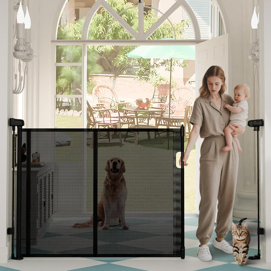 Retractable Baby Gates for Stairs - Safe and Convenient Use