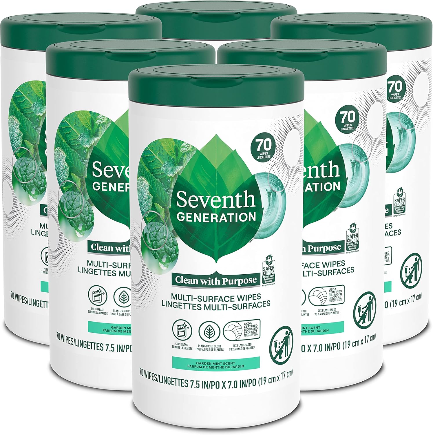 Seventh Generation Multi-Surface Wipes for Easy Cleaning