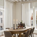 Extra Wide Pinch Pleat Curtains 120 in Long for Sliding Glass Door
