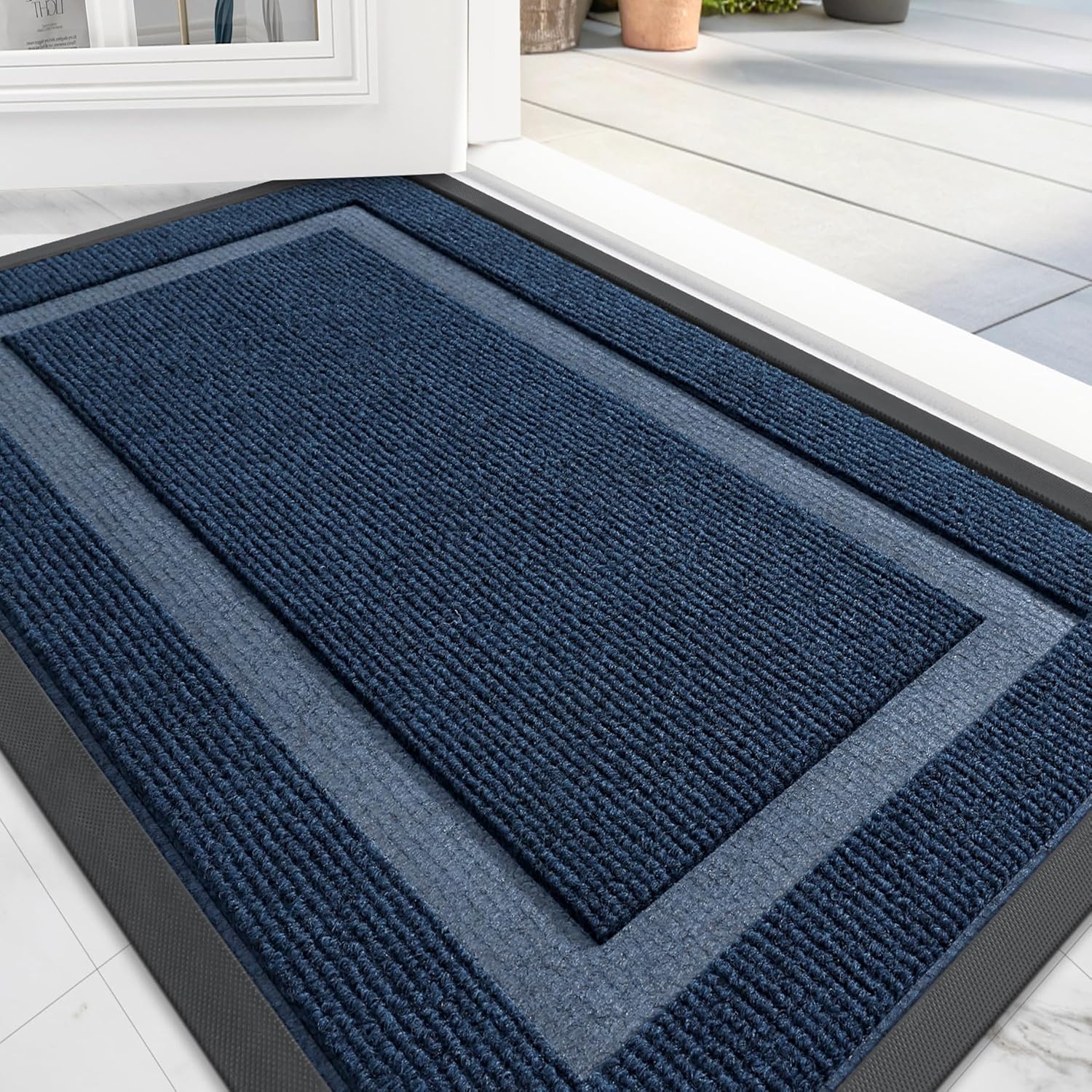OLANLY Front Door Mat Waterproof All-Season Doormat 59x20