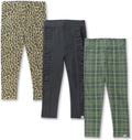Organic Baby Leggings 3-Pack - Soft GOTS Cotton for Girls