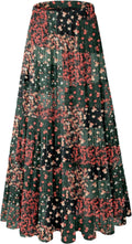 Women's Chiffon White Flowy Maxi Skirt - Pleated A Line Long Skirt you