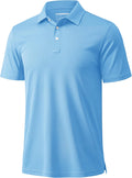 MAGCOMSEN Men's Polo Shirts - Quick Dry Casual Golf Shirt