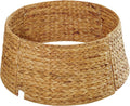 MIXUMON Handmade Water Hyacinth Tree Collar 24in - Rustic Tree Base