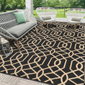 HEBE Outdoor Rug Waterproof 8x10 for Patio and Camping Use