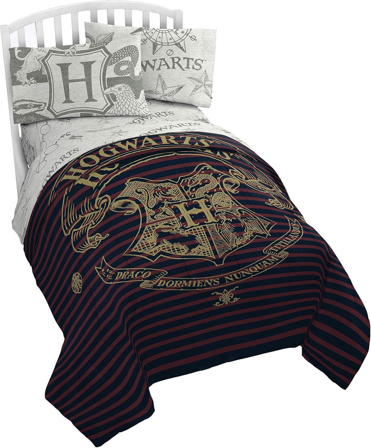 Harry Potter Spellbound 5 Piece Full Bed Set for Cozy Nights