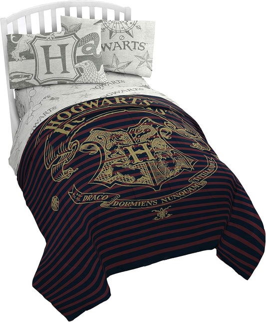 Harry Potter Spellbound 5 Piece Full Bed Set for Cozy Nights