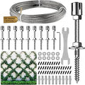 Wire Trellis for Climbing Plants Outdoor - Heavy Duty Wall Cable