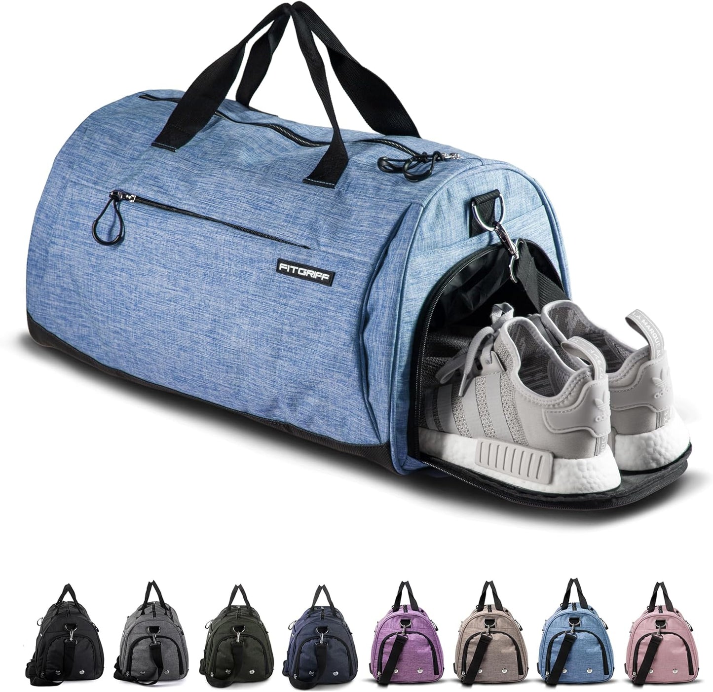 Fitgriff Gym Bag for Men & Women - Stylish Duffle Bag
