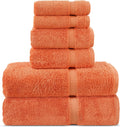 Turkish Cotton 6-Piece Towel Set - Spa Quality Luxury
