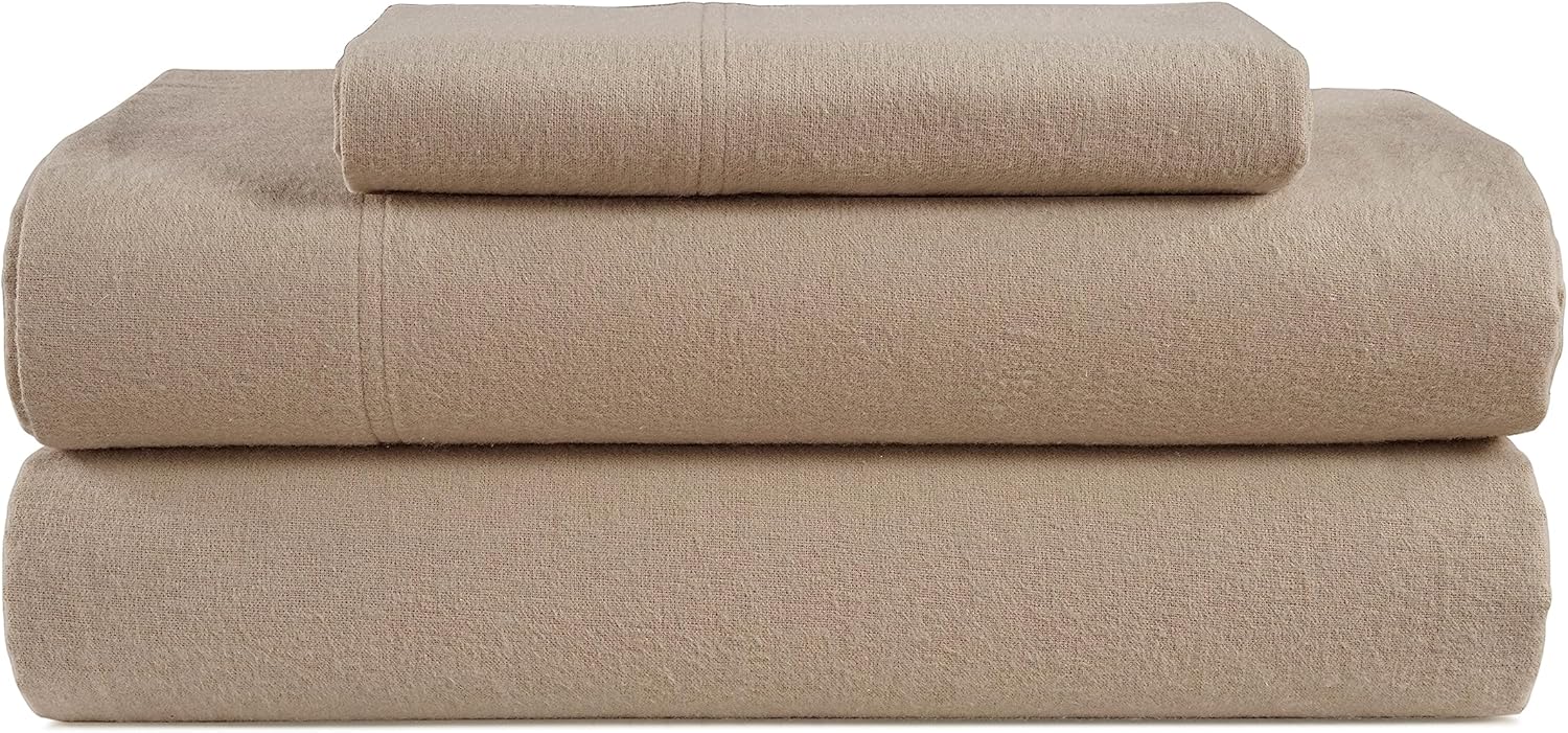 Twin XL Cotton Flannel Sheets Set for Cozy Sleep Experience