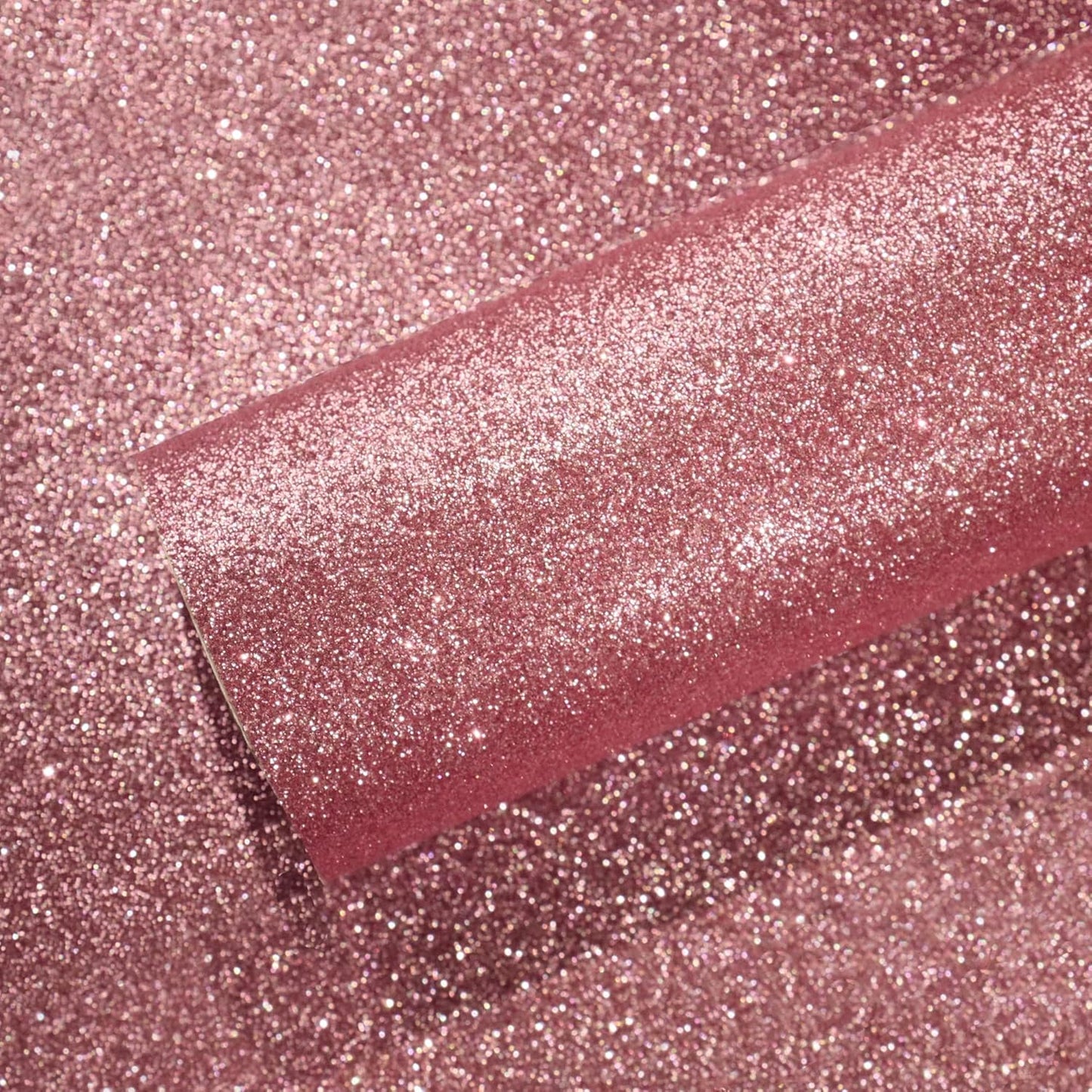 Pink Glitter Wallpaper Stick and Peel for Bedroom Decor
