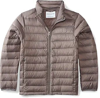 Lightweight Water-Resistant Packable Puffer Jacket for Boys