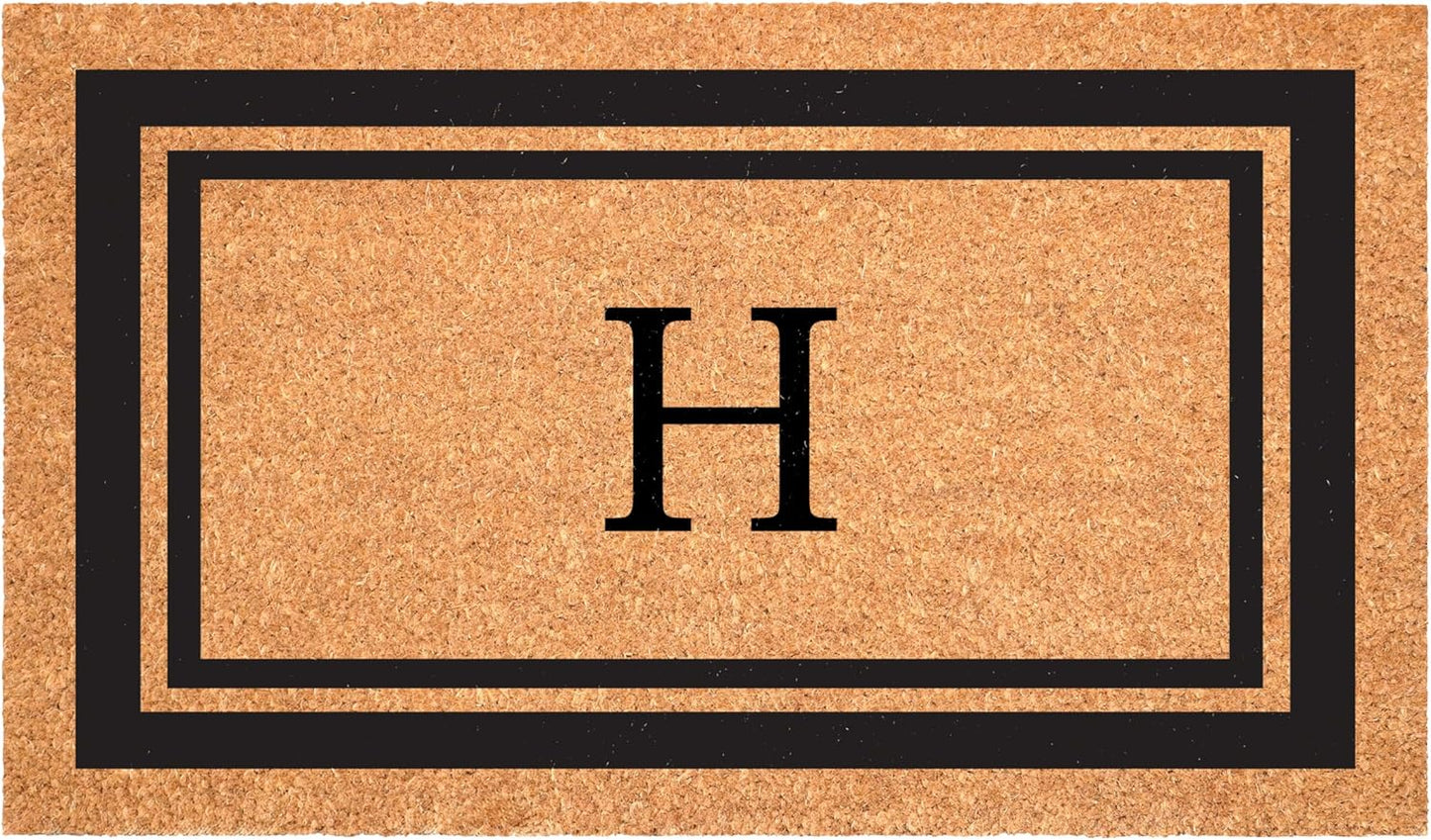 Calloway Mills Monogram Doormat 18in x 30in for All Seasons