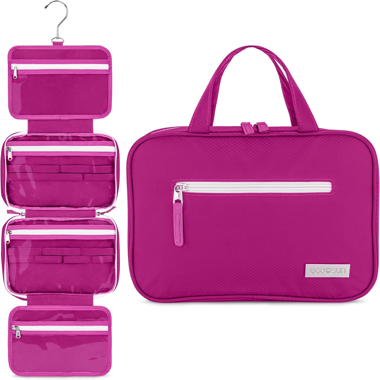 Hanging Travel Toiletry Bag - Water-resistant Organizer for All