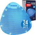 Urinal Screen Deodorizer 24 Pack - Long-Lasting Ocean Breeze Freshness
