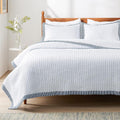 Bedsure White Quilts Twin Size Quilt Set - Lightweight Corduroy