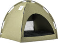 Cozy Green Cat Bed - Washable & Comfortable