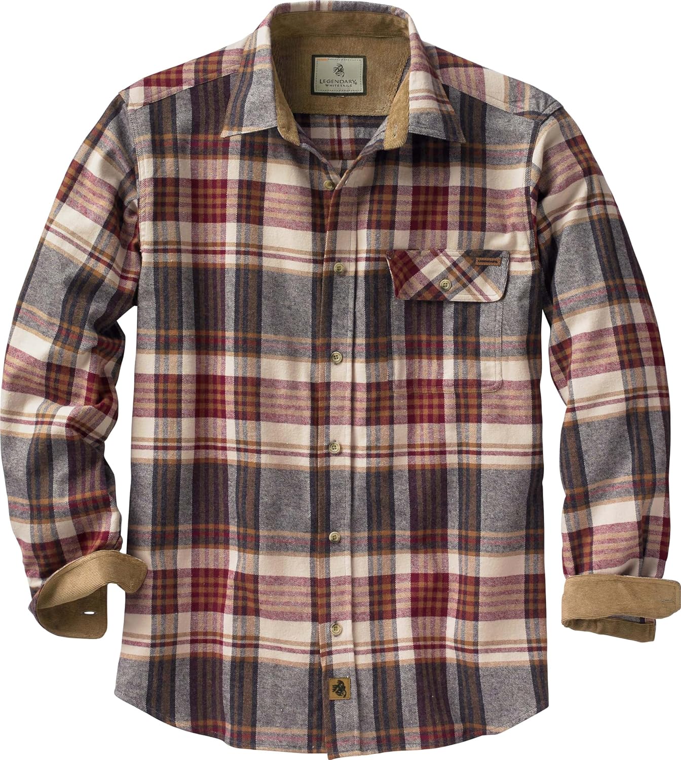 Legendary Whitetails Men's Flannel Shirt for Comfort and Style