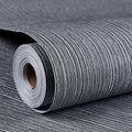 Haimin Grasscloth Wallpaper Textured Peel and Stick Gray Design