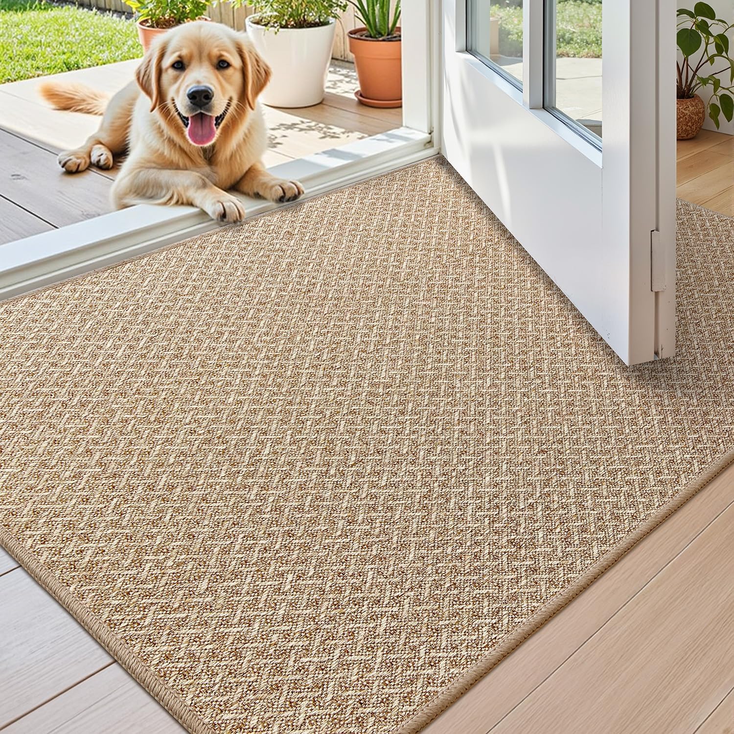 Color&Geometry Ultra Thin Indoor Door Mat for Entryway