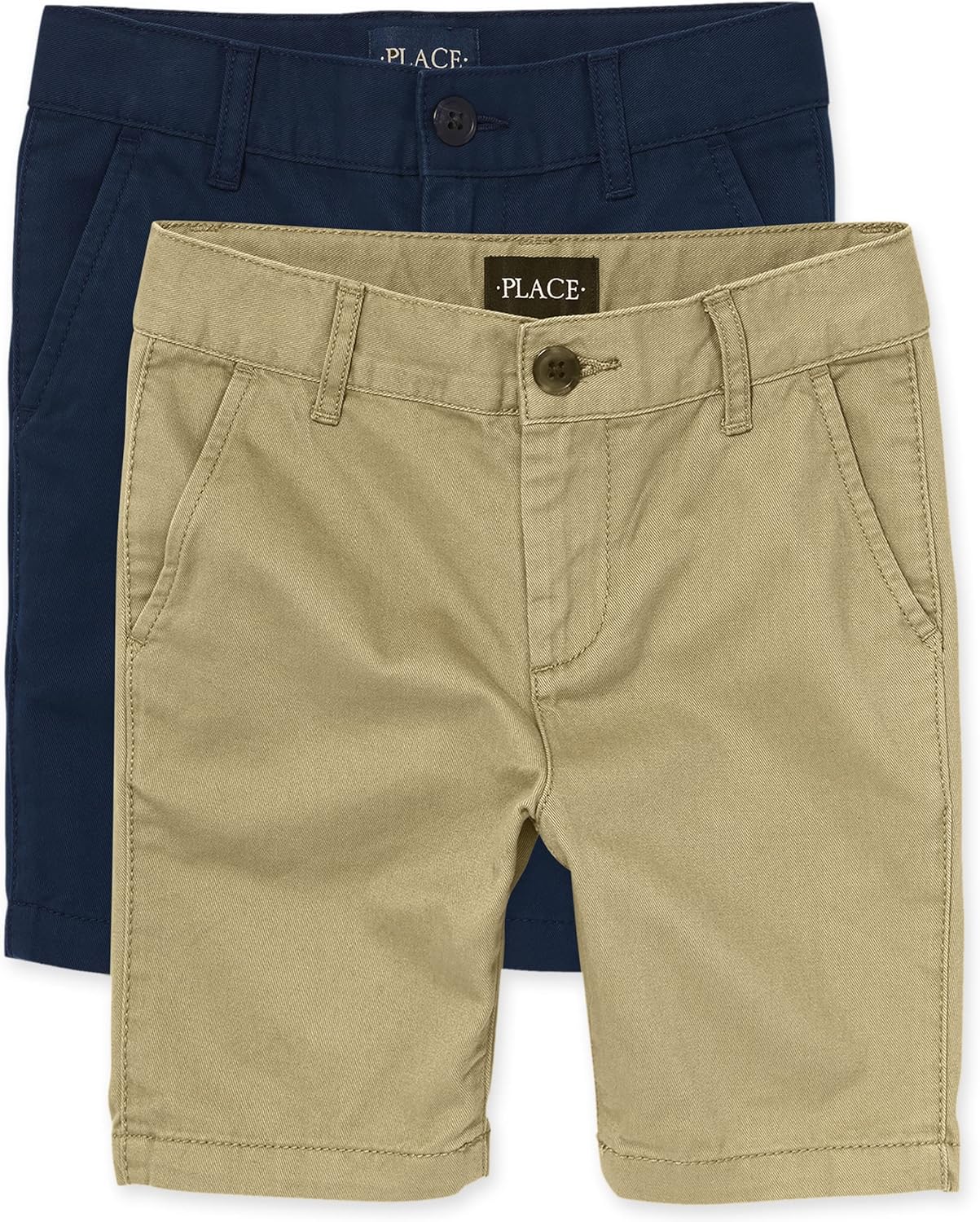 Children's Place Stretch Chino Shorts for Kids - 2-Pack Set