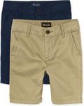 Stretch Chino Shorts - Comfortable, Adjustable School Shorts