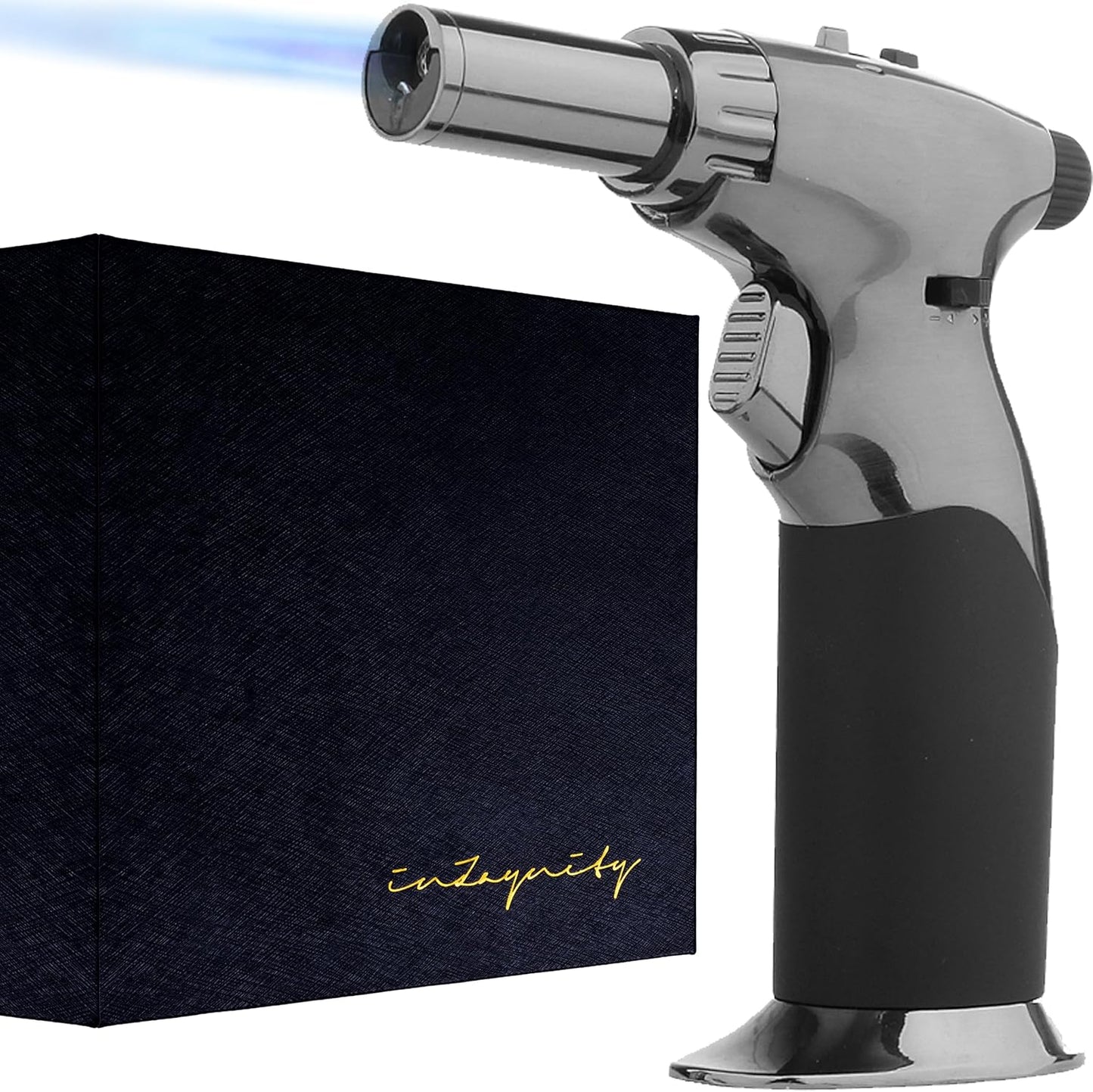 Dual Flame Butane Torch Gun for Cooking & Creative Projects