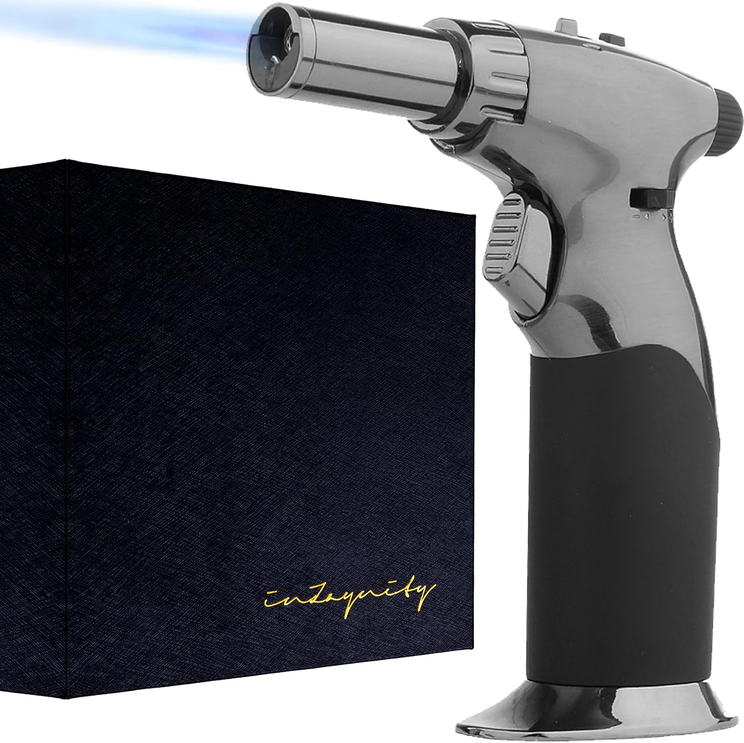 Dual Flame Butane Torch Gun for Cooking & Creative Projects