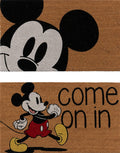 Mickey Mouse Coir Doormat 2-Pack - 20in x 34in Welcome Mats
