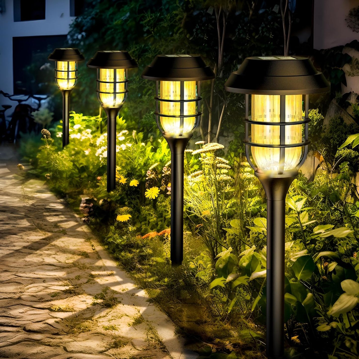 SOLPEX Solar Lights for Outside - Waterproof Pathway Lighting