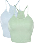 Seamless Rib-Knit Crop Tank 3-Pack - Comfortable Everyday Layering