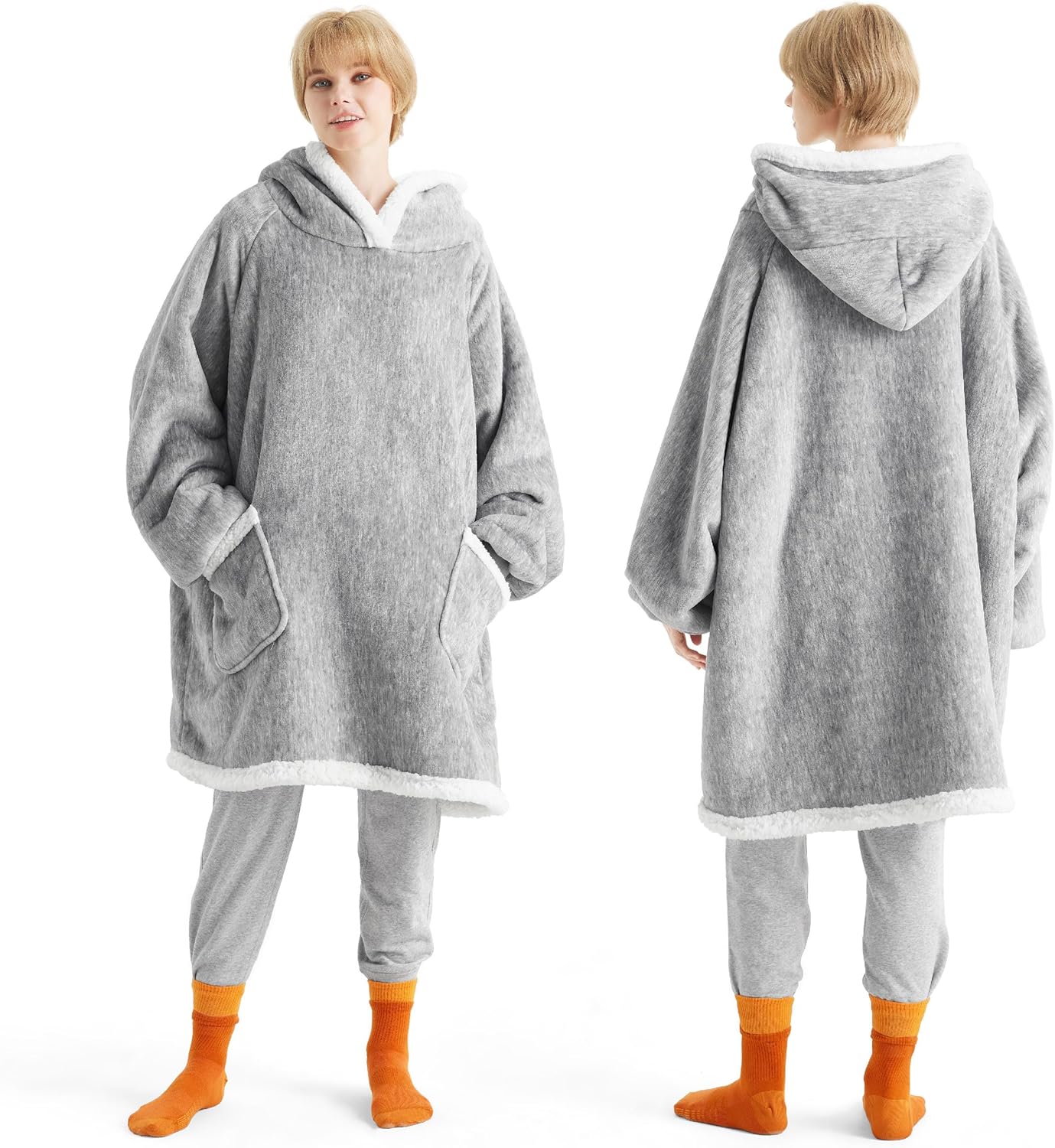 Bedsure Blanket Hoodie for Ultimate Comfort and Warmth