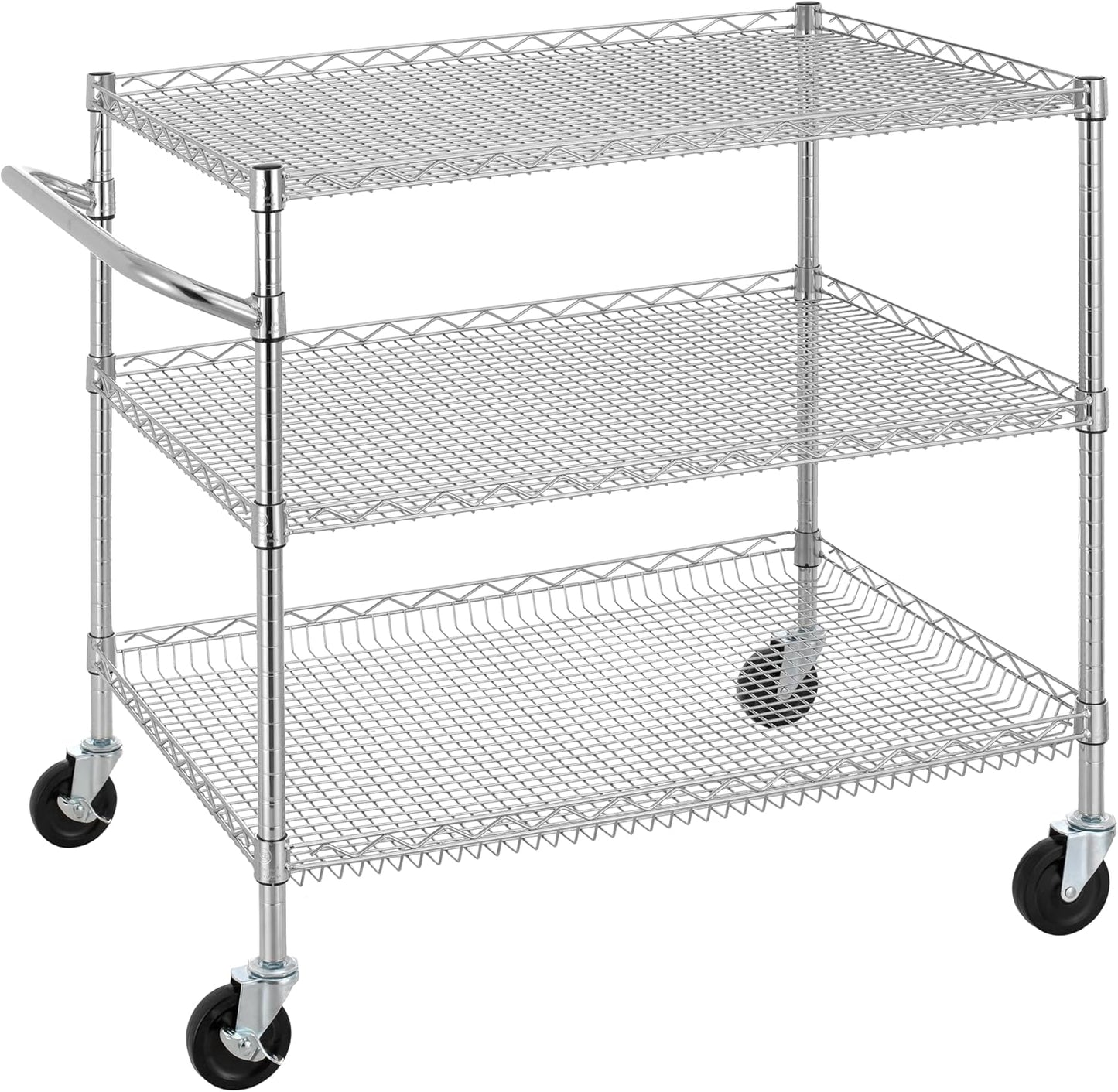 Finnhomy 3 Tier Heavy Duty Utility Cart for Kitchen and More