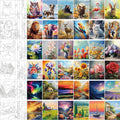 36 Pcs Pre Drawn Canvas for Painting Afro Queen Art Supplies
